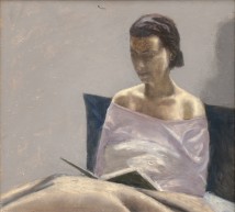 Woman Reading artwork