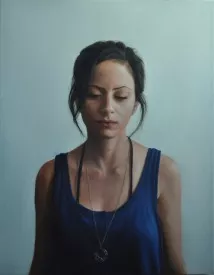 Self Portrait with Masbaha artwork