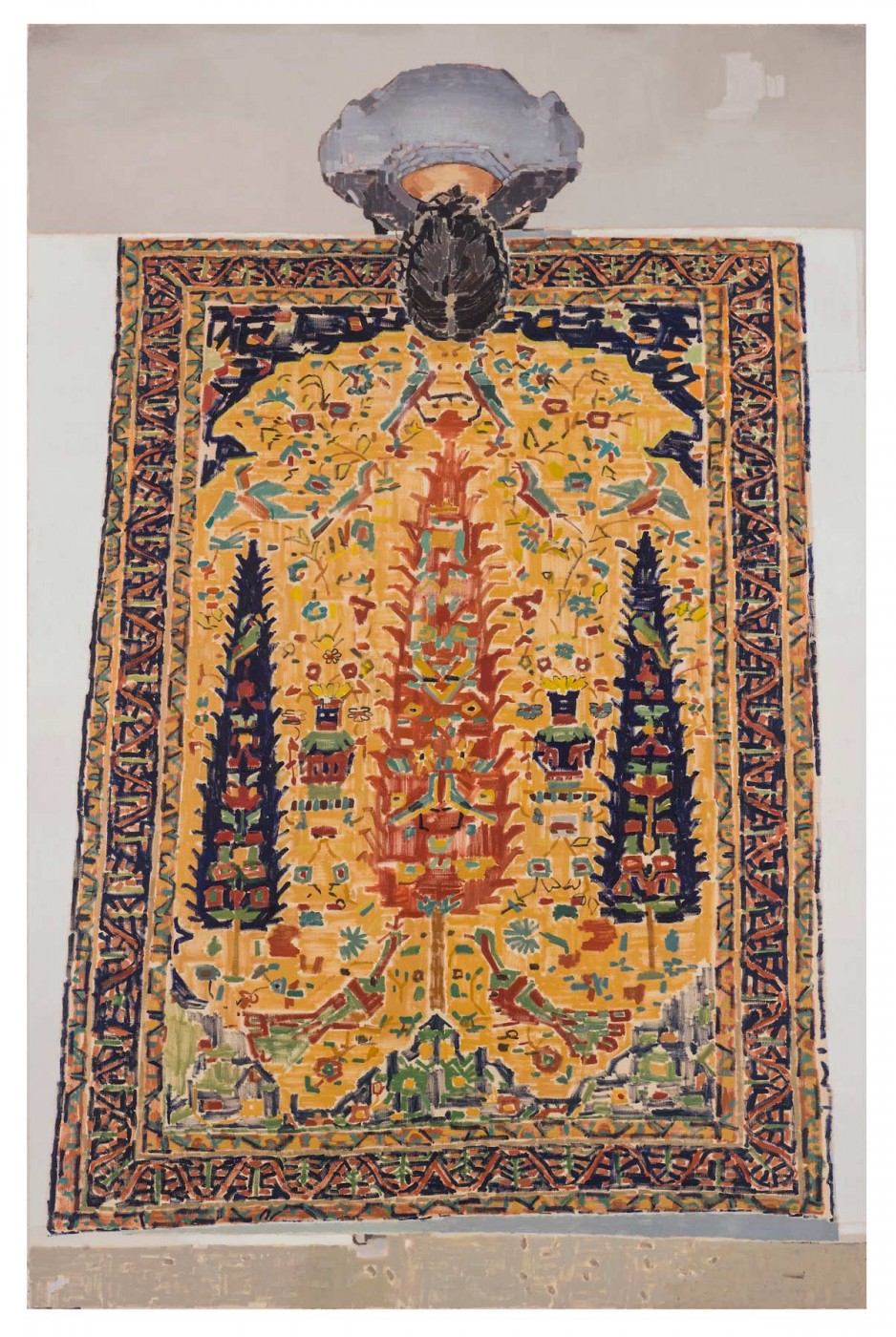 Self-Portrait and a Carpet 3