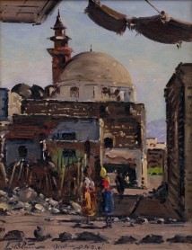 The Market in Tiberias artwork