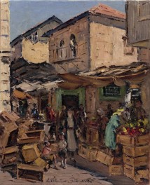 The Bucharim Market artwork