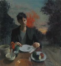 Self Portrait at a Table artwork