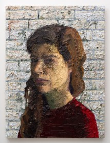 Self Portrait with Brick Wall artwork